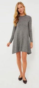 Tuckernuck Pomander Place Maia Gray Knit Swing Sweater Dress‎ Sz xl Photo 0