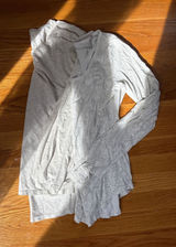 Lululemon Long Sleeve Top Bundle Grey Space Dye & Snakeskin Animal Print Size 4 Photo 0