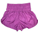 Free People FP Movement Way Home Shorts Large Violet Pink Athletic Lined Running Photo 0