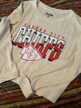 National Football League Team Apparel Junk Food Clothing Kansas City Chiefs women’s long sleeve Large New Photo 0