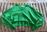 Urban Outfitters BDG Green Crop Sweater Photo 0