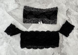 Lot‎ Of 2 Francesca's Women's Black Size Small Lace Layer Bra Bralettes Photo 0