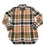 Madewell Plaid Flannel Shirt Button Long Sleeve Dark Academia Indie Sleaze Photo 0