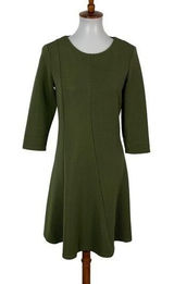 ASOS VILA Clothes Women's Dress Small‎ Green Long Sleeve Career Back Zip Photo 0