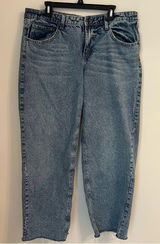 Wild Fable Mid Rise 90s Relaxed Straight Blue Jean EUC Size‎ 12 Women’s Casual Photo 0