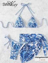 Shein Bikini Set Blue Photo 0