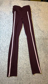 DSG Women Burgundy Activate High Rise‎ Full Length Leggings Size XS NWT Photo 0