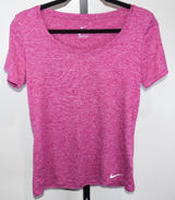 Nike Dri-Fit Pink Heather Athletic T-Shirt Size Small Short Sleeve Photo 0