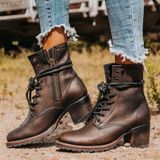 Freebird Cavalier Boots Combat Leather Lace Up Lugged Boho Western Brown Green Photo 0