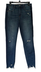 Abercrombie & Fitch Simone High Rise Ankle Skinny Jeans Blue Distressed Size‎ 8R Photo 0