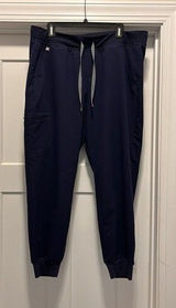 Zamora Jogger Scrub Pants Navy Blue Size XL Medical Healthcare Tie Waist Photo 0