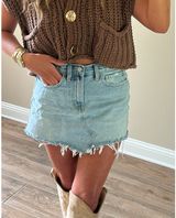 Denim skirt Blue Size M Photo 0
