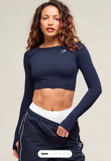 Gymshark Vital Seamless Top 2.0 Navy Photo 0