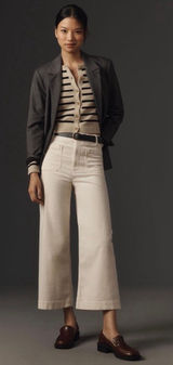Anthropologie The Colette Cropped Wide-Leg Pants by Maeve: Corduroy Edition Photo 0