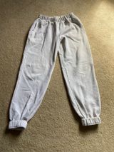 White Brandy Melville Sweatpants Photo 0