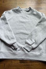 Mock neck crewneck Gray Size M Photo 0