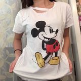 Disney t shirt with holes and a cut at the neck Photo 0