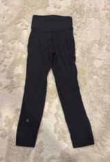 Black Lululemon Leggings 23" Photo 0