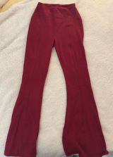 Maroon Flared Pants Photo 0