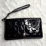 Coach Black Patent Leather Wristlet Photo 0