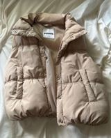 RSQ Tilly’s Beige Cropped Puffer Vest Photo 0