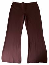 Avia Plus Size Maroon Flare Athletic Workout Gym Leggings 3XL EUC Photo 0