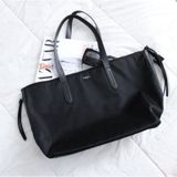 Botkier New York Black Nylon Tote Vegan Leather Trim‎ Zipper Shoulder Bag NEW Photo 0