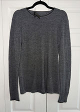 Rag & Bone Merino Wool Sweater Womens Size S Grey Long Sleeve Crew Neck Knit Top Photo 0