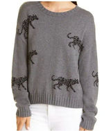 Rails Perci Intarsia Cat Cotton & Cashmere Sweater Size S Photo 0
