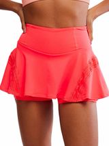 Free People Movement Women’s Pleats & Thank You Skort Skirt in Electric Sunset M Photo 0
