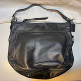 Coach Bag Black 'Zoe' E1032-F14706 Patent Leather Purse Hobo Shoulder Bag Photo 0