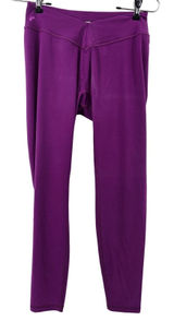 Alphalete Leggings Womens Large Alphalux Purple V-Waist High Rise NEW Photo 0