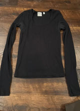Aritzia Long Sleeve TNA Homestretch Black XS Photo 0