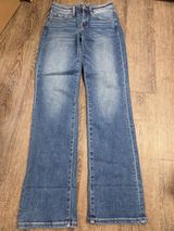 Flying Monkey Young Folks 90's High Rise Vintage Flare Jeans Size 26 Photo 0