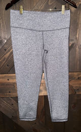 VICTORIA'S SECRET Sz Medium M VSX SPORT KNOCKOUT CAPRI LEGGINGS‎ GRAY Photo 0