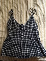 Navy babydoll top Blue Size XS Photo 0