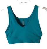 Free People Movement Blue Sports Bra Womens Small High Neck Stretch Activewear‎ Photo 0