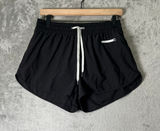 Vuori Clementine Short Black Athletic Running Shorts Elastic Drawstring Large Photo 0