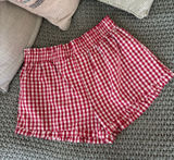 amazon viral gingham ruffle shorts Photo 0