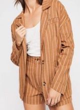 Striped Blazer Short Set Photo 0