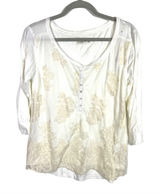 Abercrombie & Fitch lace embroidered top Photo 0