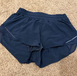 Navy Blue Lululemon Shorts Hotty Hot 2.5" Low-Rise Photo 0