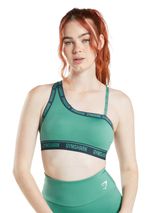 Gymshark Strike Sports Bra in Alpine Green & Navy Womans M Photo 0
