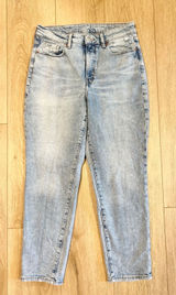 Old Navy OG Straight High Rise Light Wash Teagan Jeans Womens 10 Secret‎ Slim Photo 0