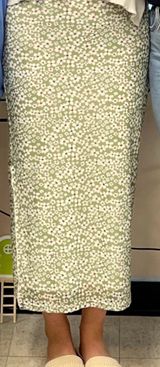 Shein Floral Skirt Long Photo 0