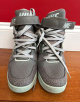 Nike Dunk Sky Hi Wedge Sneakers Womens Grey Safari Print‎ 599410-006 Size 9 Photo 0