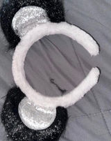 Panda ears headband Silver Size undefined Photo 0