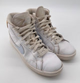 Nike‎ Court Royale 2 Mid Shoes Womens Sz 7.5 White Blue Sneakers Photo 0