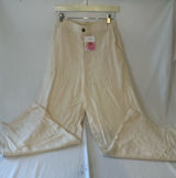 High-Waist Cream Wide-Leg Trousers Photo 0