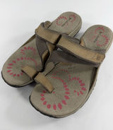 Columbia Lona Comfort Sandals Taupe‎ Outdoor Toe Loop Slides Women’s 8 Photo 0